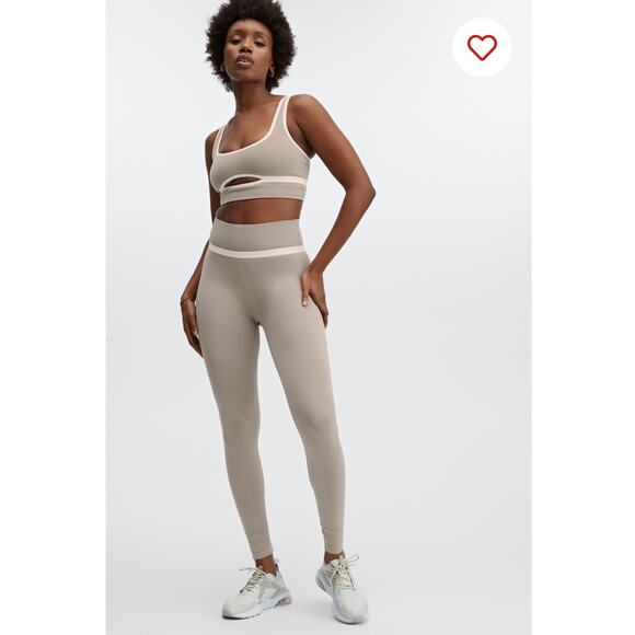 Fabletics Riley Sculpt Knit Cut Our Bra and High Waisted Cut Out Leggings Sz 1X - Picture 1 of 10